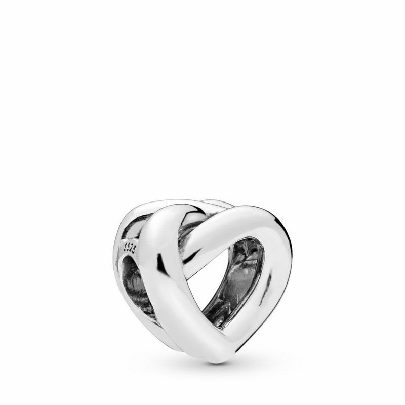 Talismane Pandora Knotted Inima Argint (EdrFxTWz)